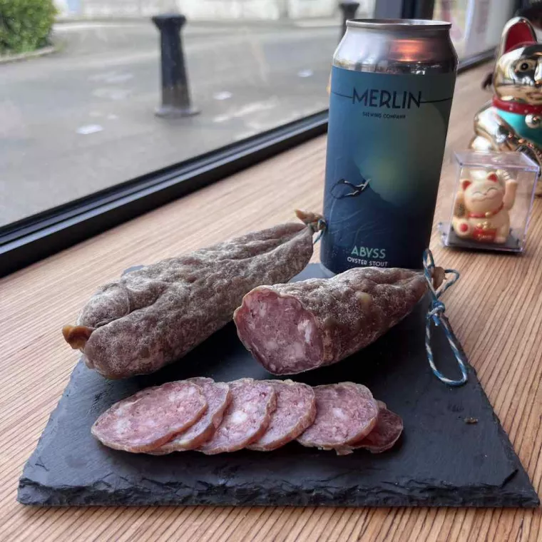 Saucisson à tomme local, Riec-sur-Bélon, La Saucisserie des Rias